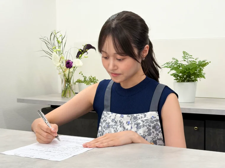 まずは受付けします 彩りクッキング